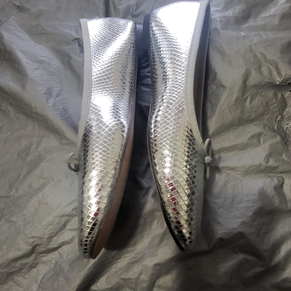 J. Crew Silver Flats - Picture 6 of 8